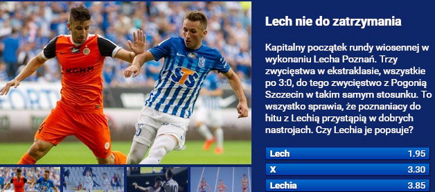 Lech Poznan Lechia Gdansk typy dnia sts