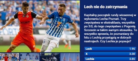 Lech Poznan Lechia Gdansk typy dnia sts