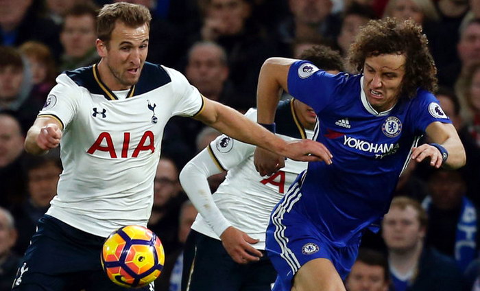 harry kane tottenham hotspur david luiz chelsea