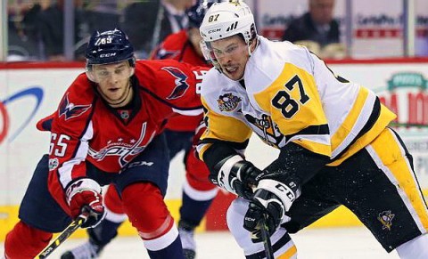 Pingwiny goszcza Capitals 2 runda Play off NHL