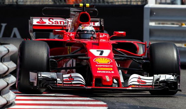 Scuderia Ferrari z pierwszego rzedu w GP Monaco