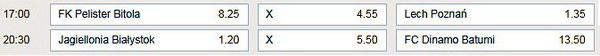 jagiellonia dinamo forbet