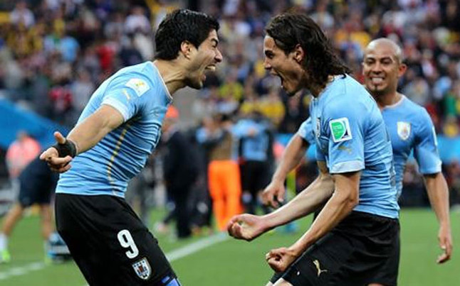 suarez cavani uruguay