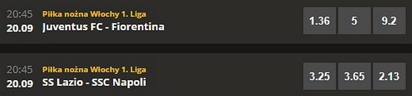 Juventus FC AC Fiorentina typy lvbet