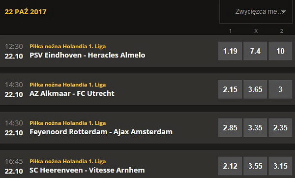 Dutch Eredivisie Regular Season lvbet