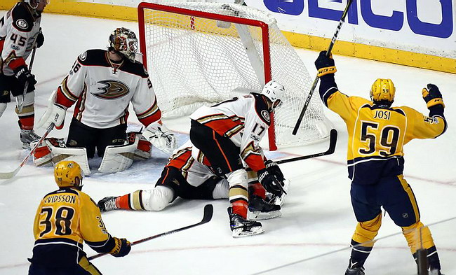 Nashville Predators Anaheim Ducks