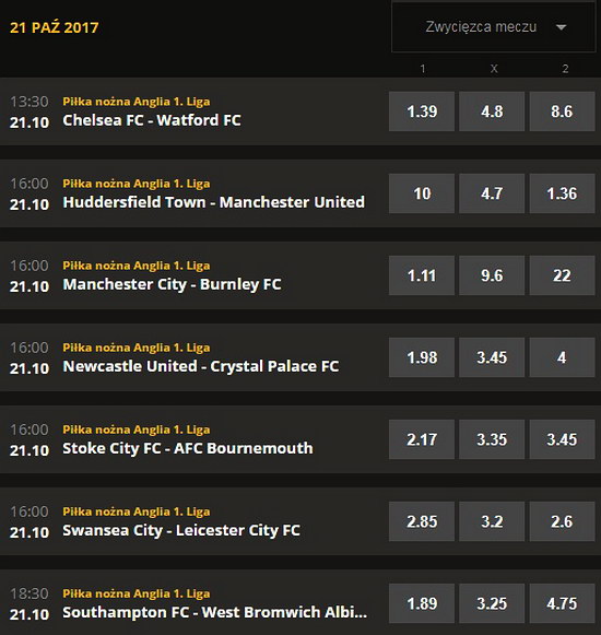 Premier League w LV BET