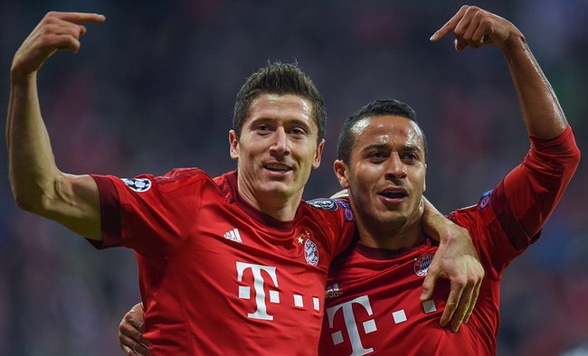 robert lewandowski thiago alcantara