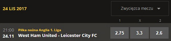 West Ham Leicester City premier league