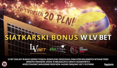 Siatkarski Bonus 20 PLN