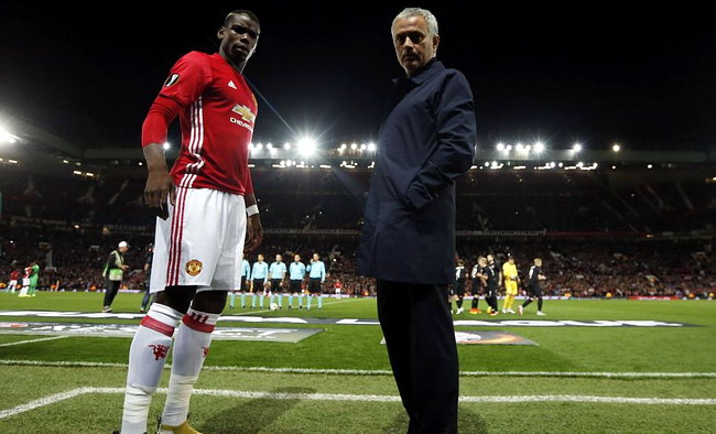 paul pogba jose mourinho