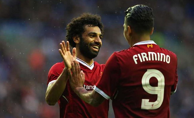 roberto firmino and salah