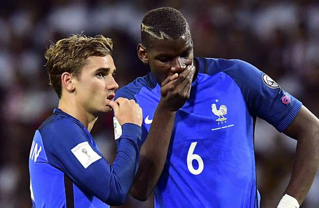 antoine griezmann paul pogba