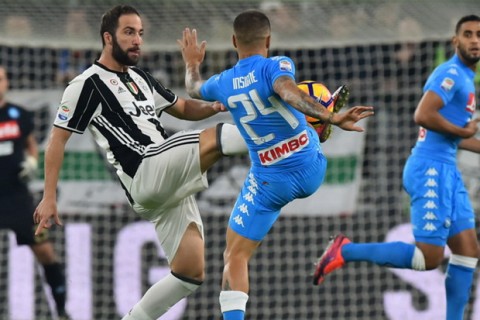 gonzalo higuain lorenzo insigne juventus