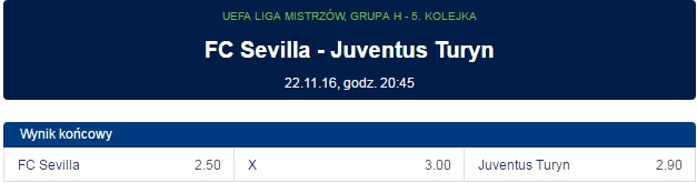 sevilla juventus forbet