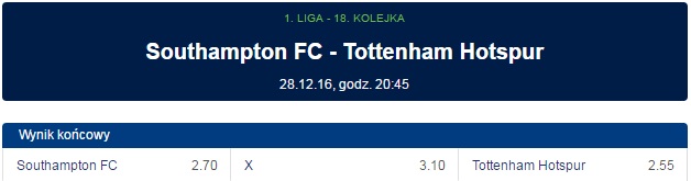 Southampton Tottenham forbet