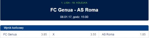 Genoa AS Roma sts