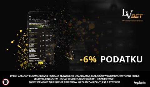 LV BET Podatek na finaly NBA tylko 6