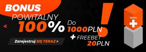 Totolotek Bonus Powitalny 1000 PLN baner